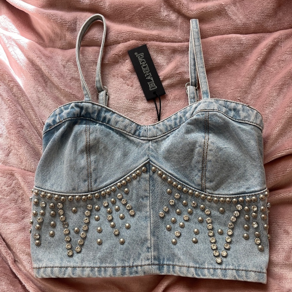 Denim top
